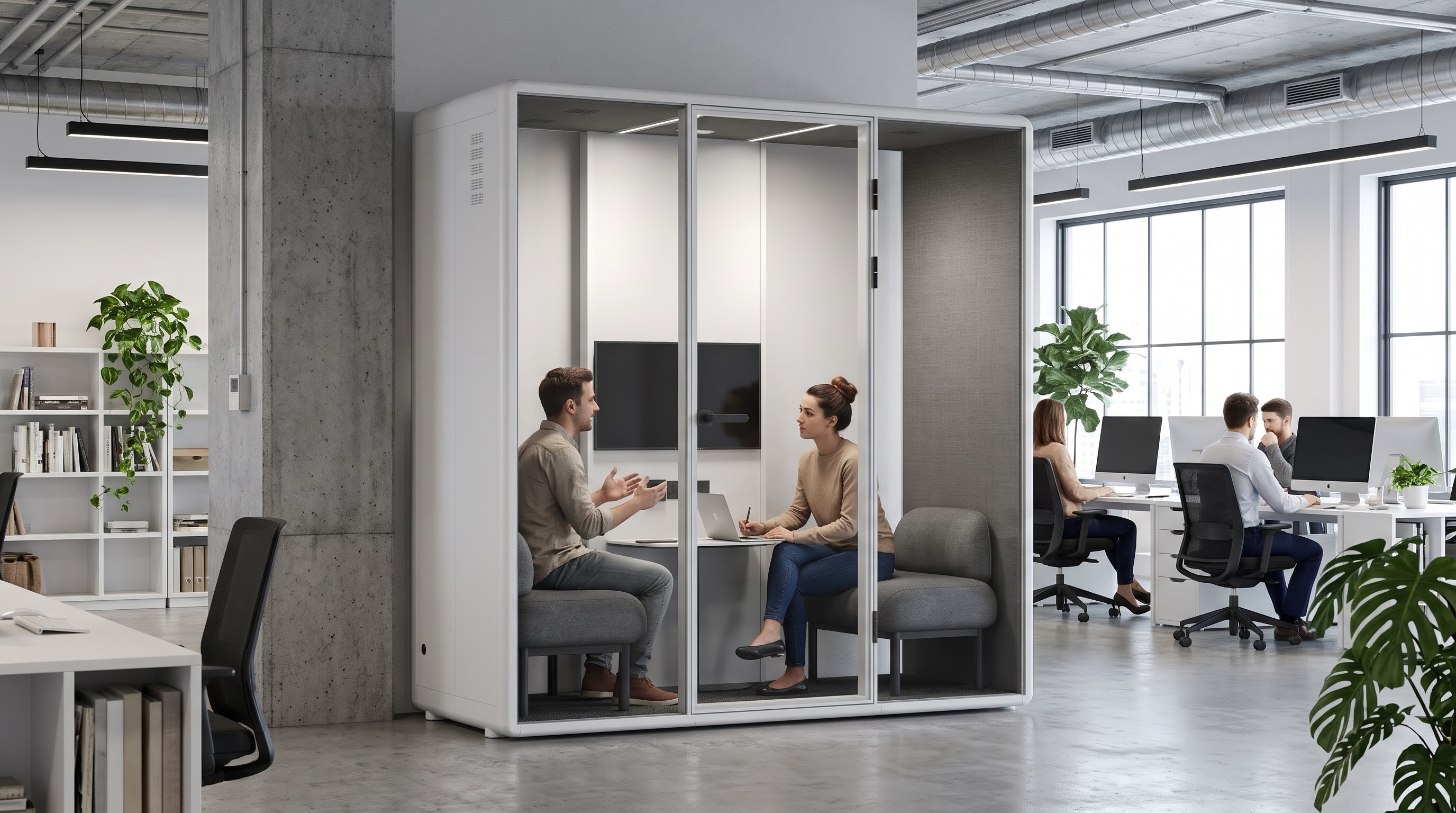 MuteOffice KUBO M w aranżacji biurowej